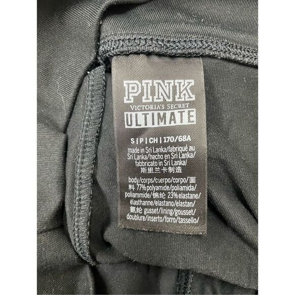 PINK Victoria’s Secret Ultimate Black Leggings with Pockets Size Small - Picture 4 of 5